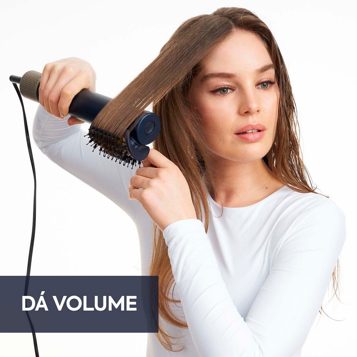 Secador e Alisador de Cabelo Styler BaByliss Air Wand Special Edition com Difusor Cerâmico Azul-15