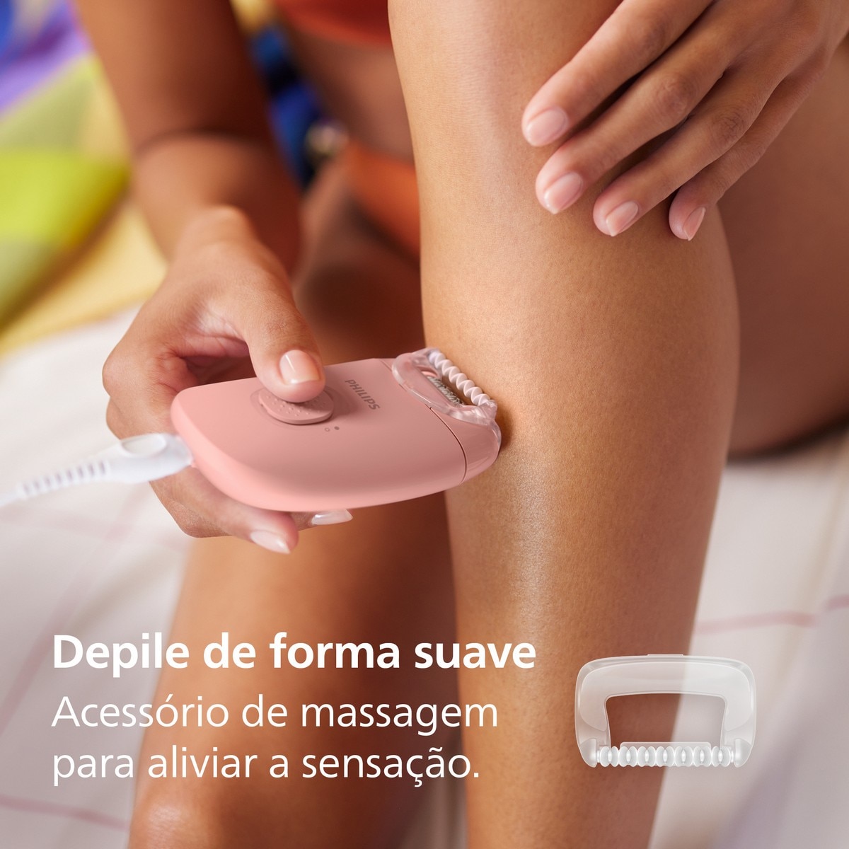 Depiladora de Arranque Philips Epilator Series 2000 BRE227/00 com Cabo 5