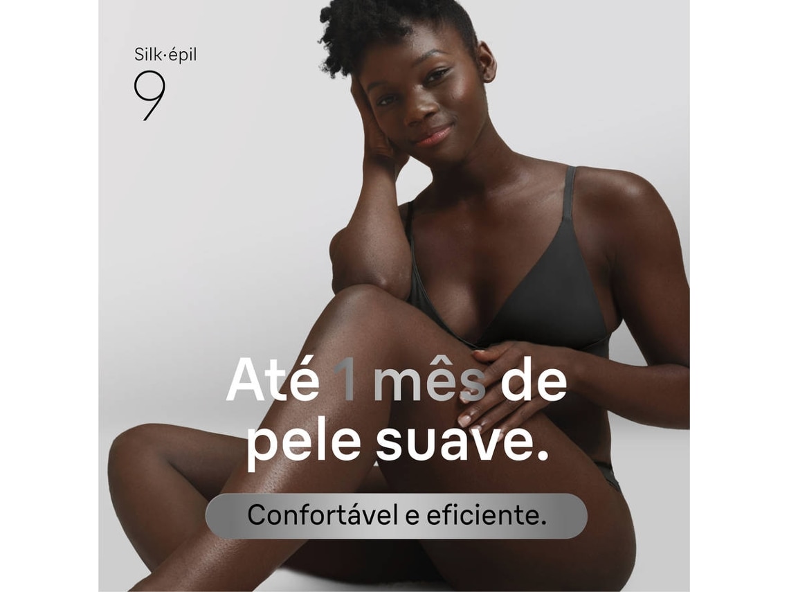 Depiladora de Arranque Braun Silk·épil 9 Flex SE9-030 3D Wet & Dry para Corpo com Cabeça Flexível - Branco e Dourado Dourado-3