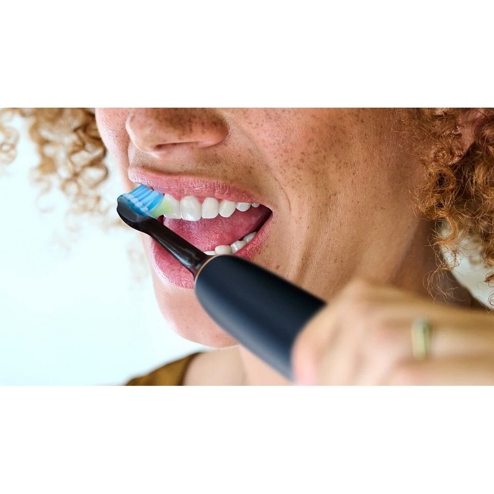 Recargas Escova de Dentes Elétrica Philips HX9044/88 Sonicare Premium Plaque Defence - 4 Unidades Preto-2
