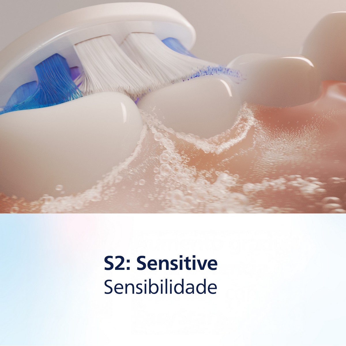 Recargas Escova de Dentes Elétrica Philips HX6054/87 Sonicare Sensitive - 4 Unidades Branco-3
