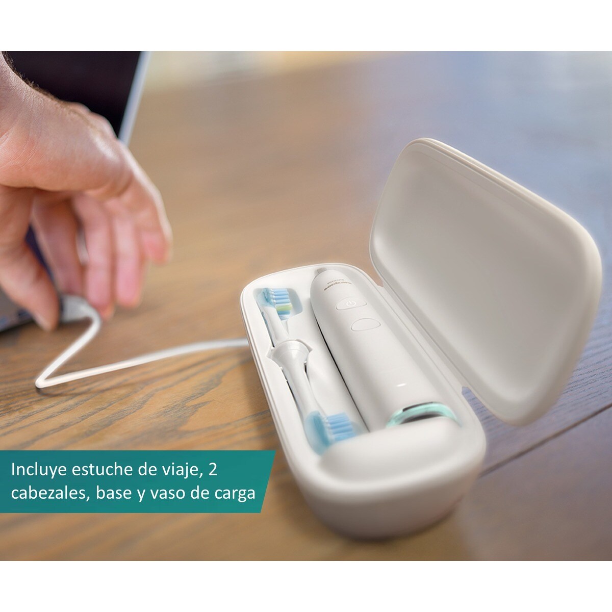 Escova de Dentes Elétrica Philips Sonicare HX9913/17 DiamondClean 9000 com App - Branco Branco-6