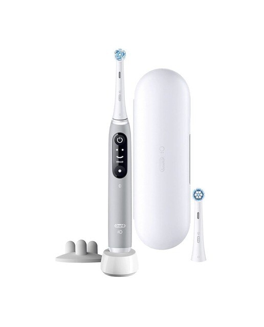 Escova de Dentes Elétrica Oral-B Braun iO 6 S com 5 Modos de Limpeza - Cinzento Cinzento-1
