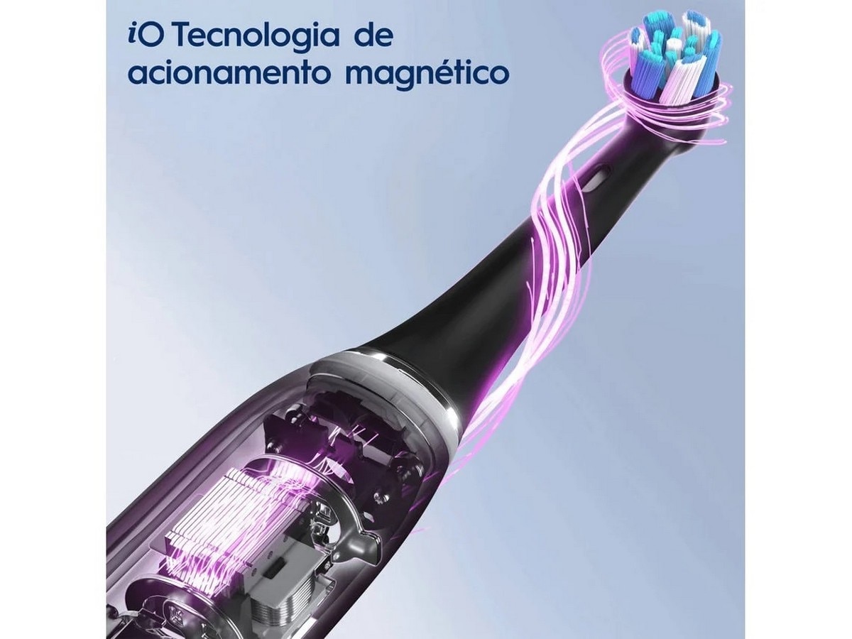 Escova de Dentes Elétrica Oral-B Braun iO 6 Duo - Preto e Rosa Preto / Rosa-3