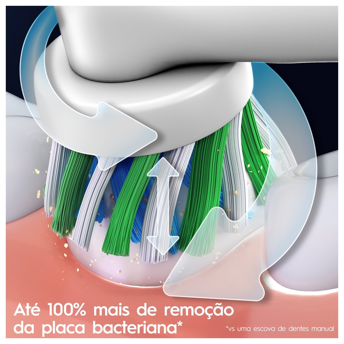 Escova de Dentes Elétrica Oral-B Braun Pro Serie 1 - 1 Unidade - Preto Preto-4