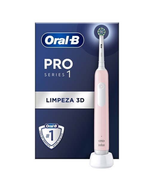 Imagem 0 de Escova de Dentes Elétrica Oral-B Braun Pro Series 1 - 1 Unidade - Rosa