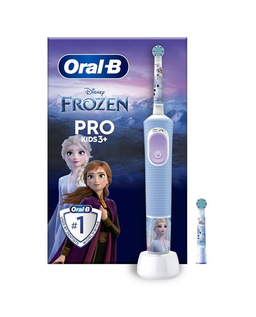 Imagem 0 de Escova de Dentes Elétrica Oral-B Braun Pro Kids Frozen - 1 Unidade - Azul Claro
