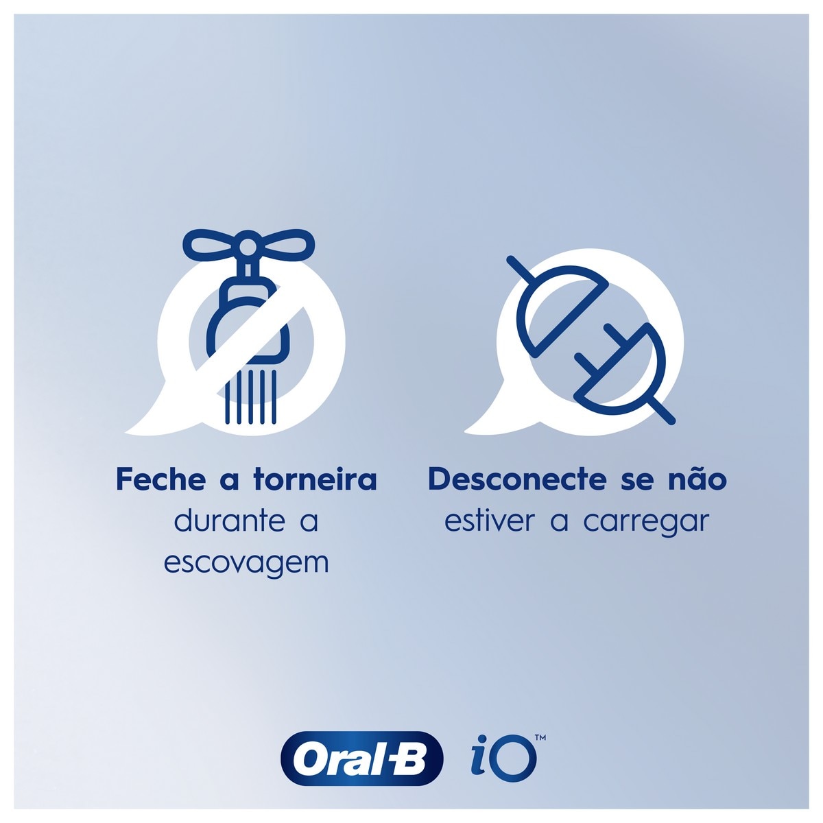 Escova de Dentes Elétrica Oral-B Braun iO 3 Duo - 2 Unidades - Preto e Azul Azul-7