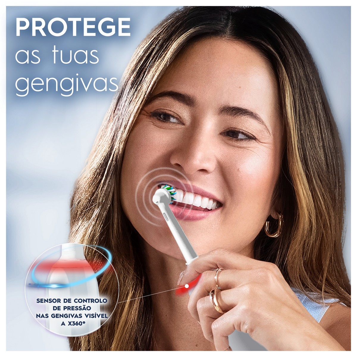 Escova de Dentes Elétrica Oral-B Braun Pro Series 3 - 1 Unidade - Branco Branco-3