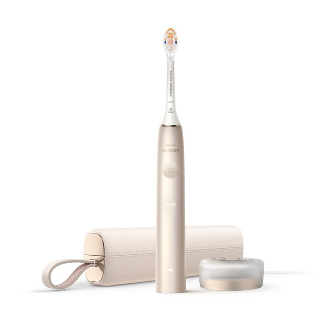 Imagem 0 de Escova de Dentes Elétrica Philips Sonicare 9900 Prestige HX9992/11 com Tecnologia SenseIQ - Dourado Champanhe
