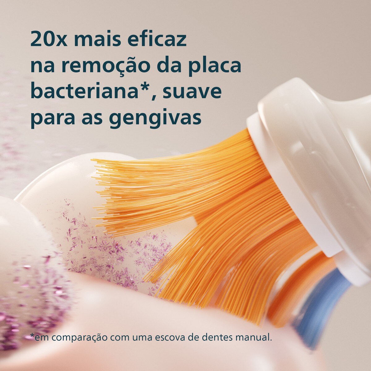 Escova de Dentes Elétrica Philips Sonicare 9900 Prestige HX9992/11 com Tecnologia SenseIQ - Dourado Champanhe Champanhe-3