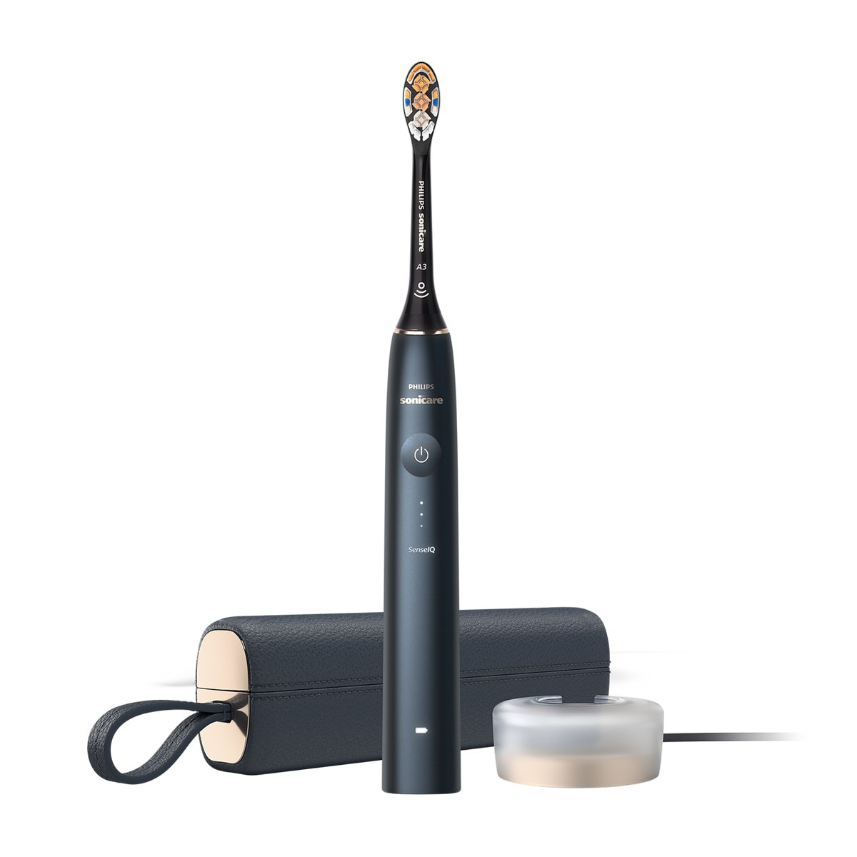 Imagem 0 de Escova de Dentes Elétrica Philips Sonicare 9900 Prestige HX9992/12 com Tecnologia SenseIQ - Azul Meia Noite