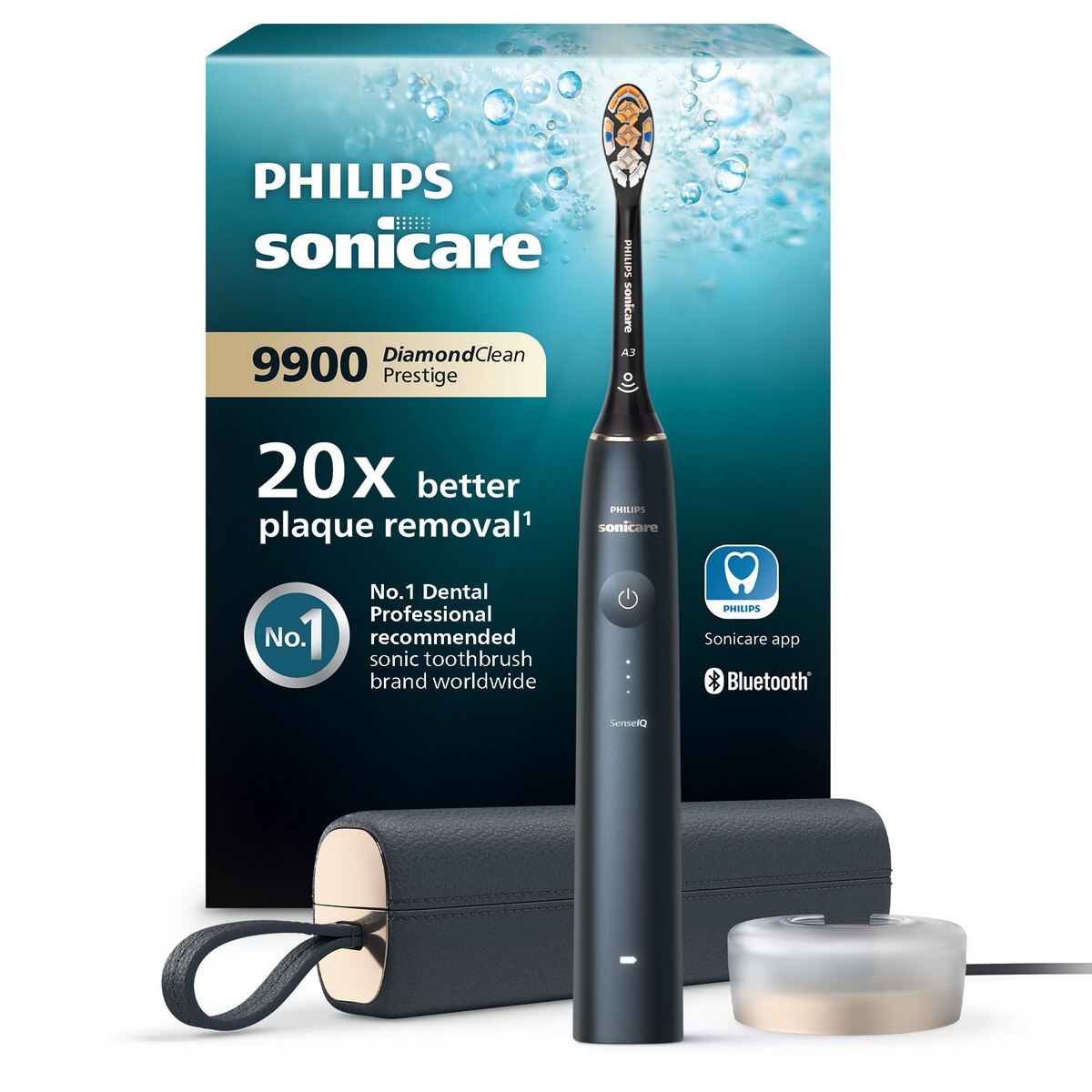 Escova de Dentes Elétrica Philips Sonicare 9900 Prestige HX9992/12