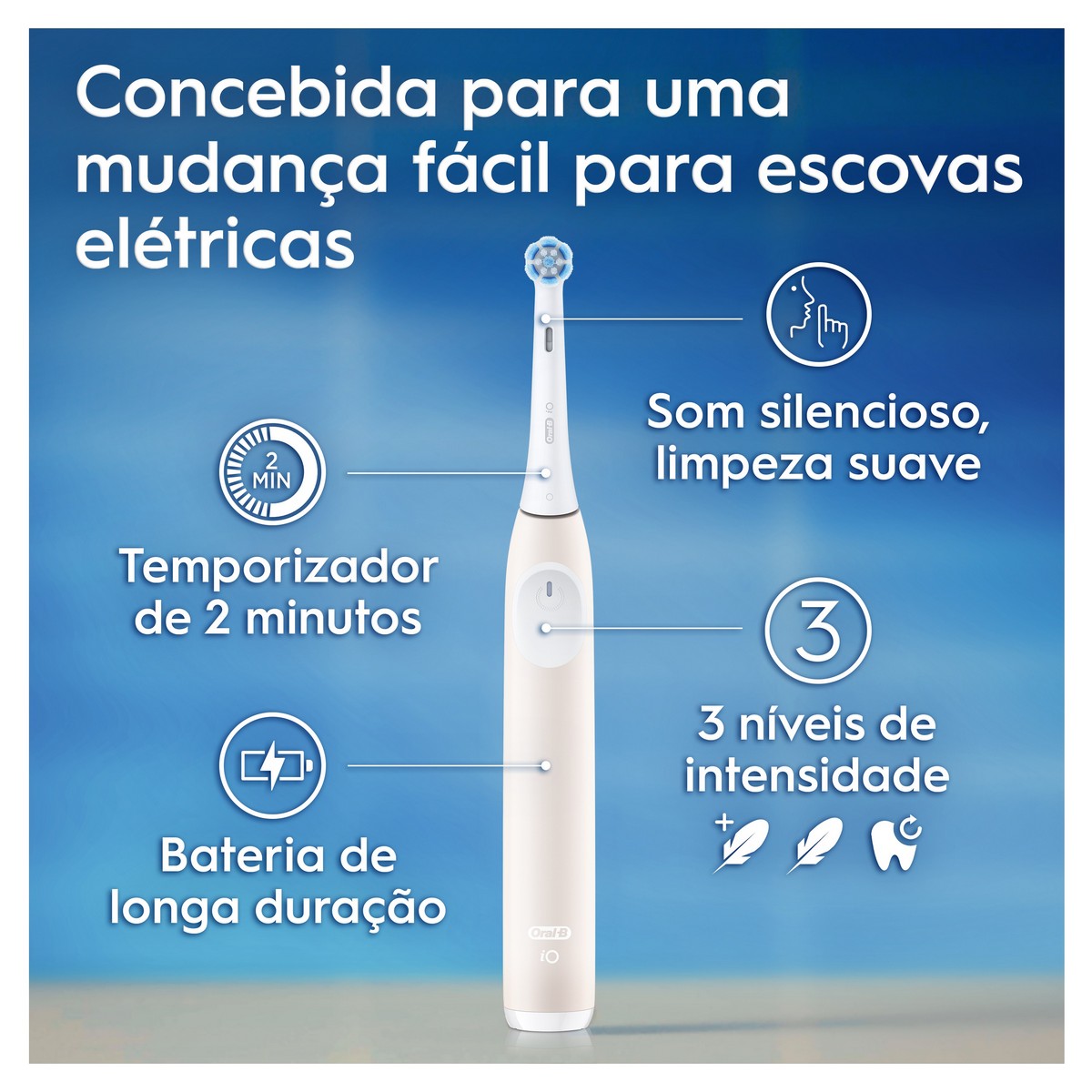 Escova de Dentes Elétrica Oral-B IO2 - Rosa 3