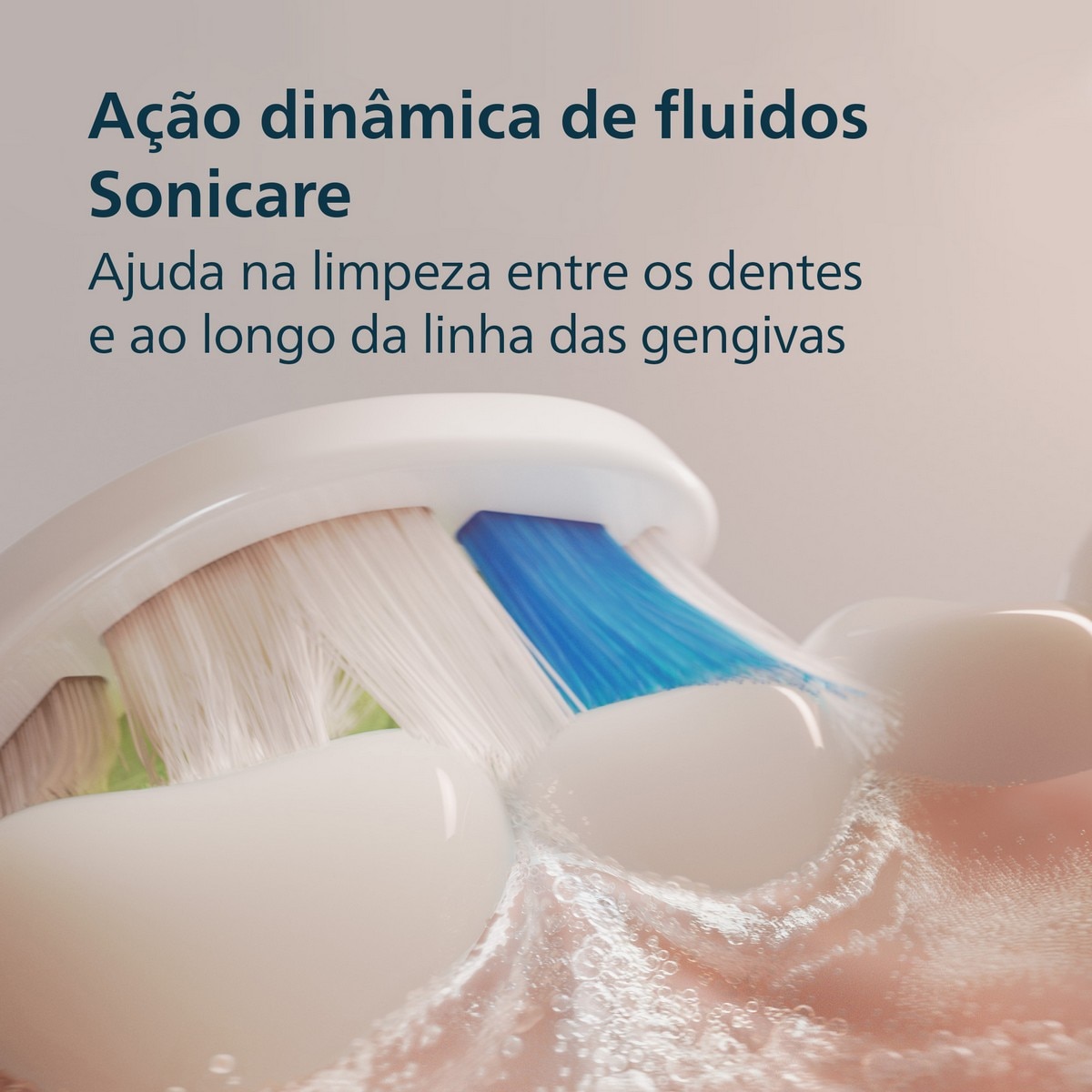 Escova de Dentes Elétrica Philips Sonicare 5300 HX7108/02 Recarregável - Branco Branco-3