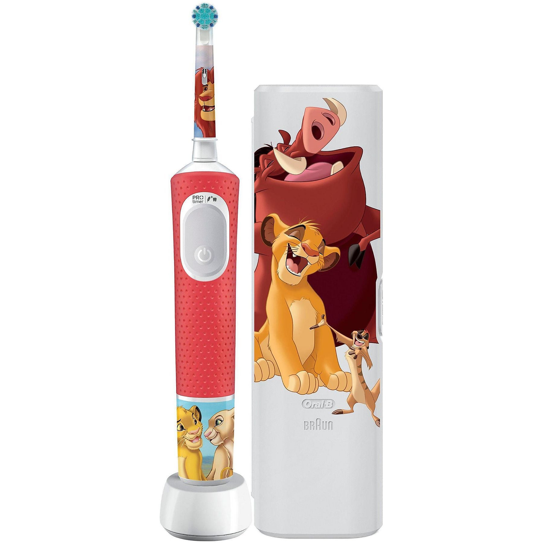 Imagem 0 de Escova de Dentes Elétrica Oral-B Pro Kids 3 Lion King + Estojo
