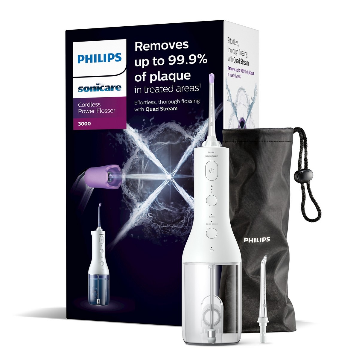 Imagem 0 de Irrigador Oral Philips HX3826/31 Sonicare Cordless Power Flosser 3000, Uso sem Fios