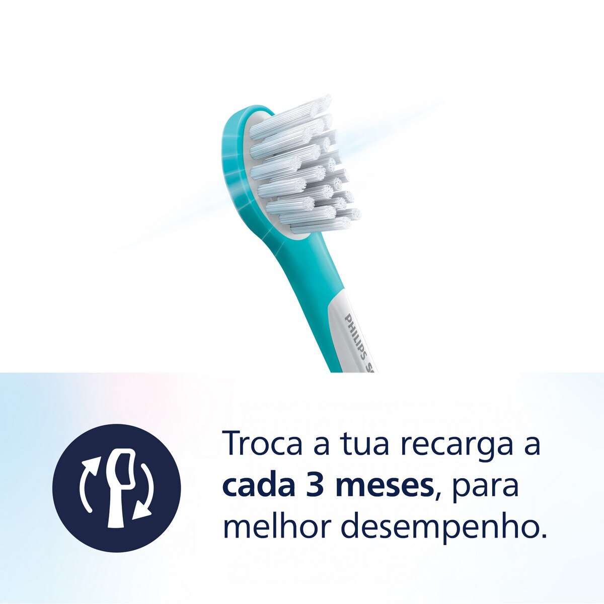 Recargas Escova de Dentes Elétrica Philips HX6032/33 Sonicare For Kids Compact Sonic - 2 Unidades 3