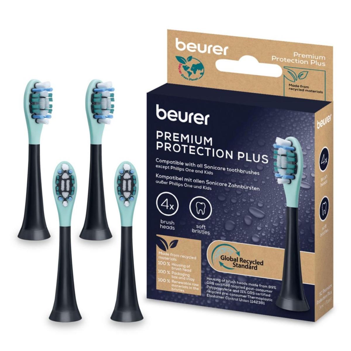 Imagem 0 de Acessório Cabeças de Substituição Beurer Premium Protection Plus 10523 para Escova Elétrica