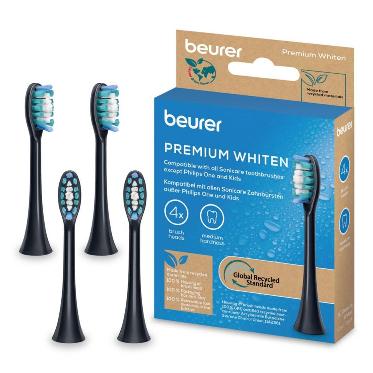 Imagem 0 de Acessório Cabeças de Substituição Beurer Premium Whiten 10531 para Escova Elétrica