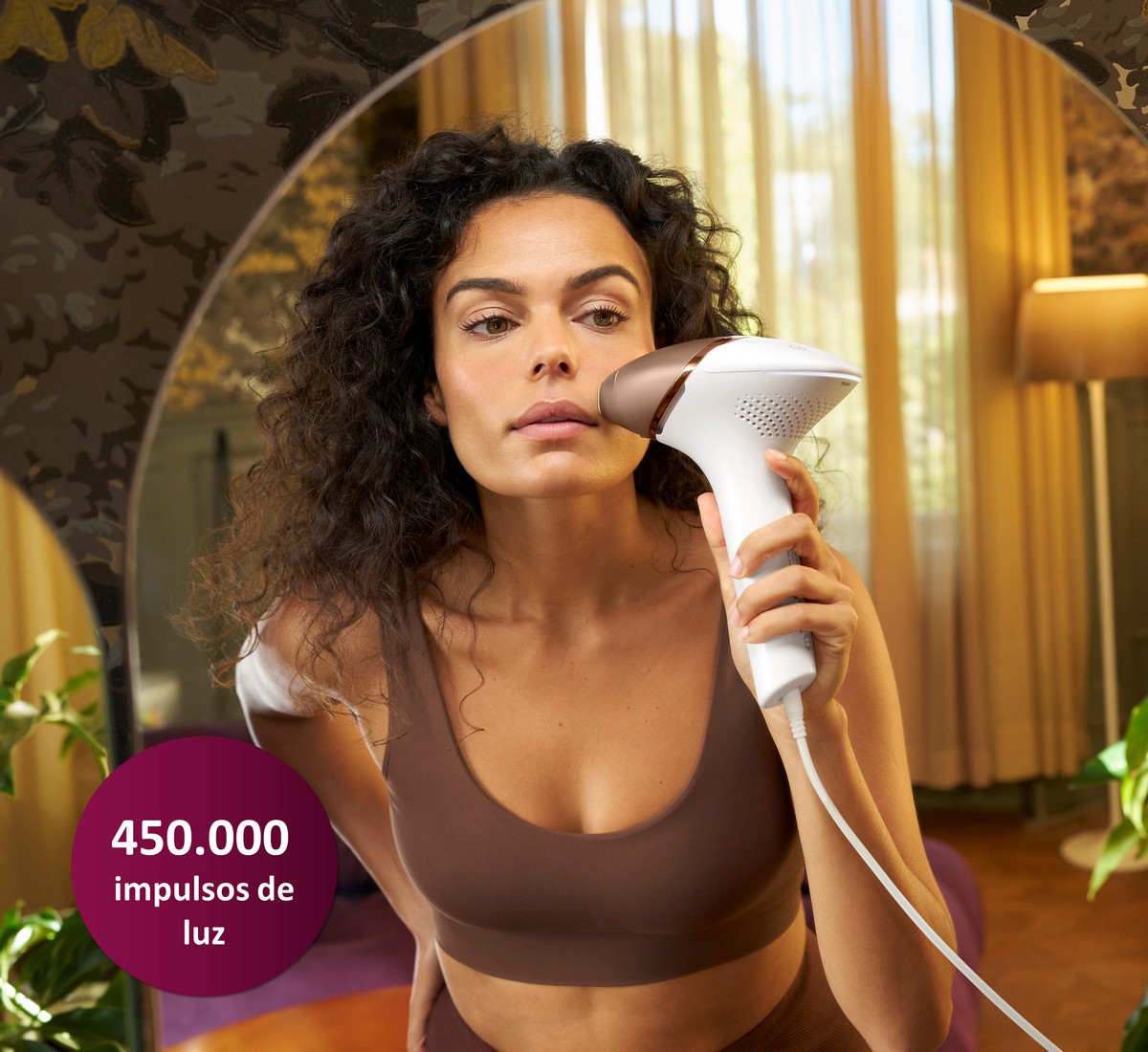 Depiladora de Luz Pulsada IPL Philips Lumea Serie 8000 945/00 Rosto e Corpo, 2 Cabeças - Branco Branco-8