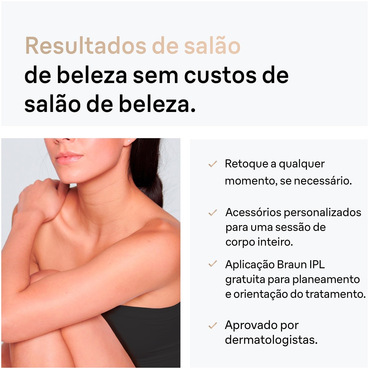 Depiladora de Luz Pulsada IPL Braun Silk Expert S5 PL5152 para Corpo e Rosto - Branco e Dourado Branco / Dourado-6