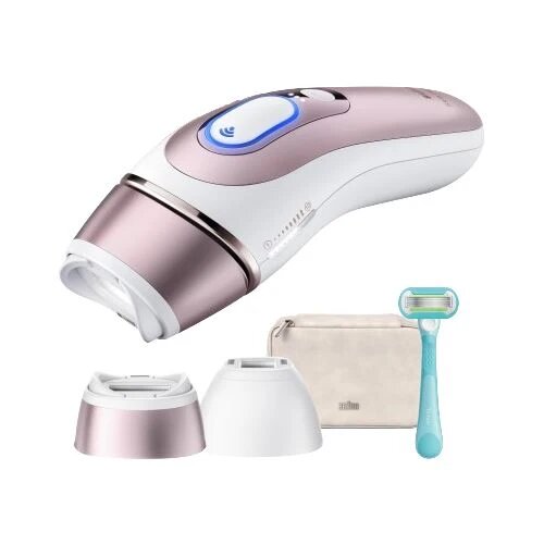 Imagem 0 de Depiladora de Luz Pulsada IPL Braun Skin Expert S7 PL7211 - Branco e Bronze