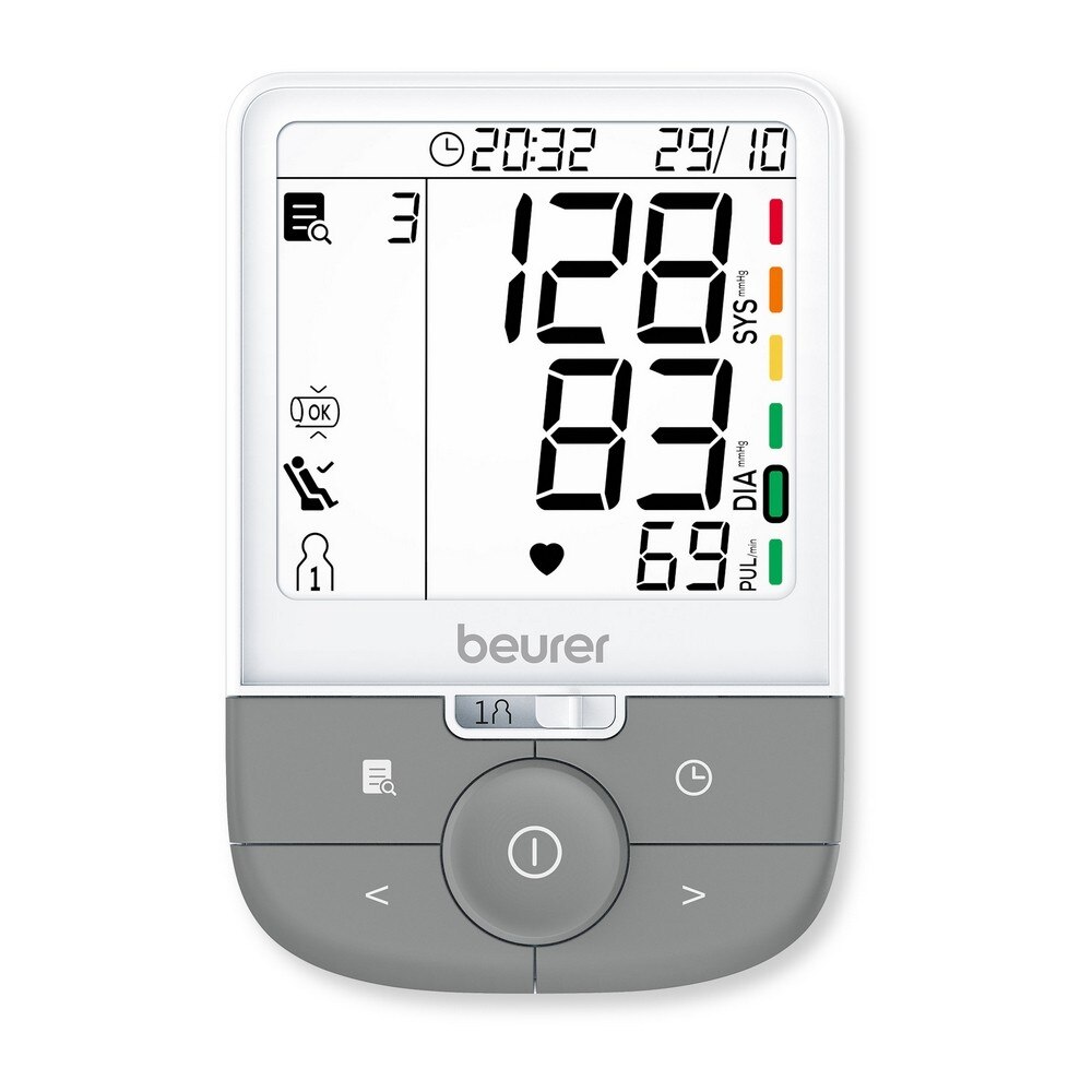 Medidor de Tensão de Braço Beurer BM53 - Branco e Cinzento Branco / Cinzento-2