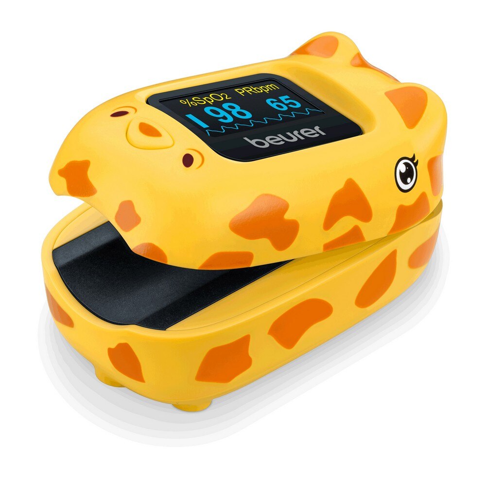 Pulsioxímetro Beurer PO13KIDS - Amarelo e Laranja Amarelo-1