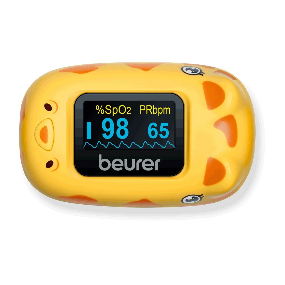 Pulsioxímetro Beurer PO13KIDS - Amarelo e Laranja Amarelo-2