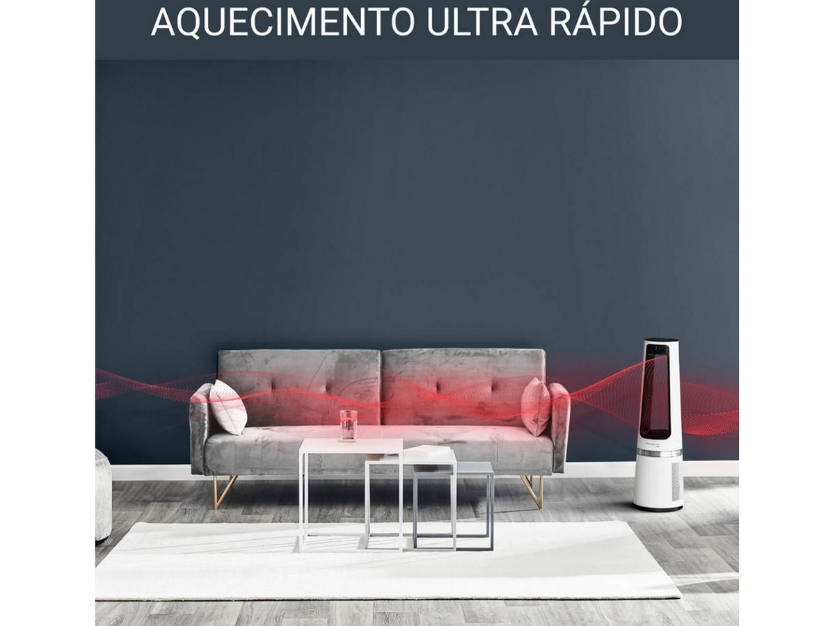 Purificador de Ar Rowenta QU5060F0 Eclipse 3 em 1 para 30 m2 - Branco Branco-5