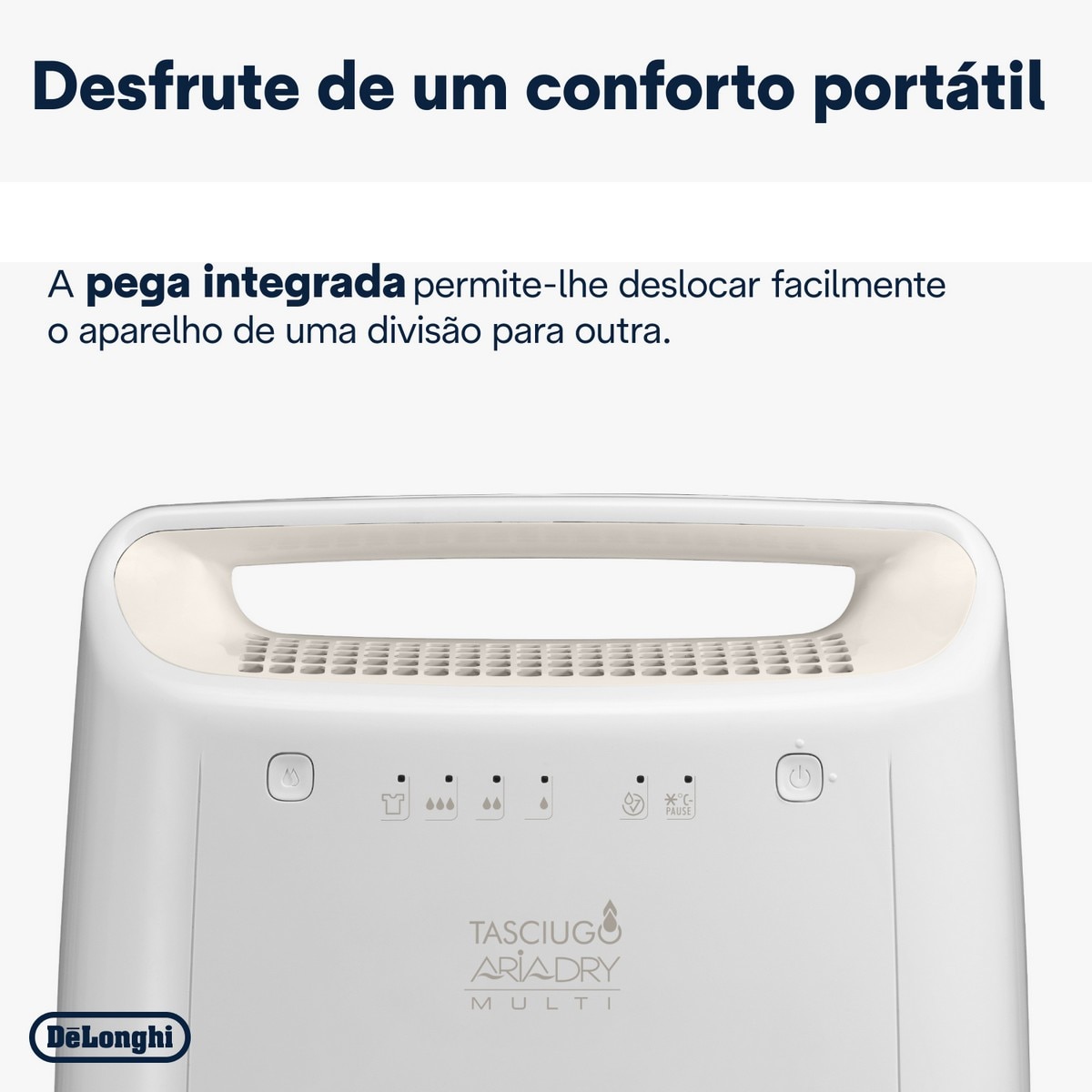 Desumidificador De'Longhi Tasciugo AriaDry DEX210SF Baixo Nível de Ruído, de 10L/dia e Capacidade de 2L - Branco Branco-6