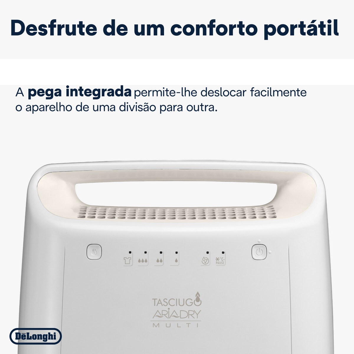 Desumidificador De'Longhi Tasciugo AriaDry DEX210SF Baixo Nível de Ruído, de 10L/dia e Capacidade de 2L - Branco Branco-6