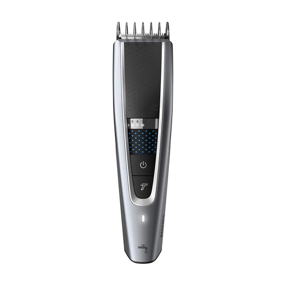 Aparador de Cabelo Philips HC5630/15 - Pente para Barba de 3 dias, Uso com e sem Cabo e Autonomia 90 min - Preto e Prateado Preto / Prateado-4