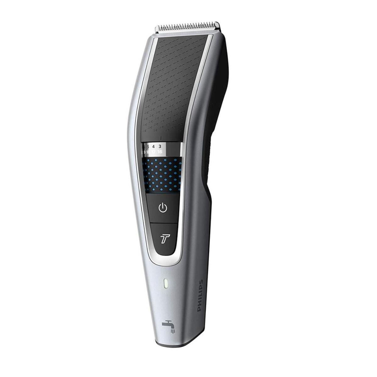Aparador de Cabelo Philips HC5630/15 - Pente para Barba de 3 dias, Uso com e sem Cabo e Autonomia 90 min - Preto e Prateado Preto / Prateado-5