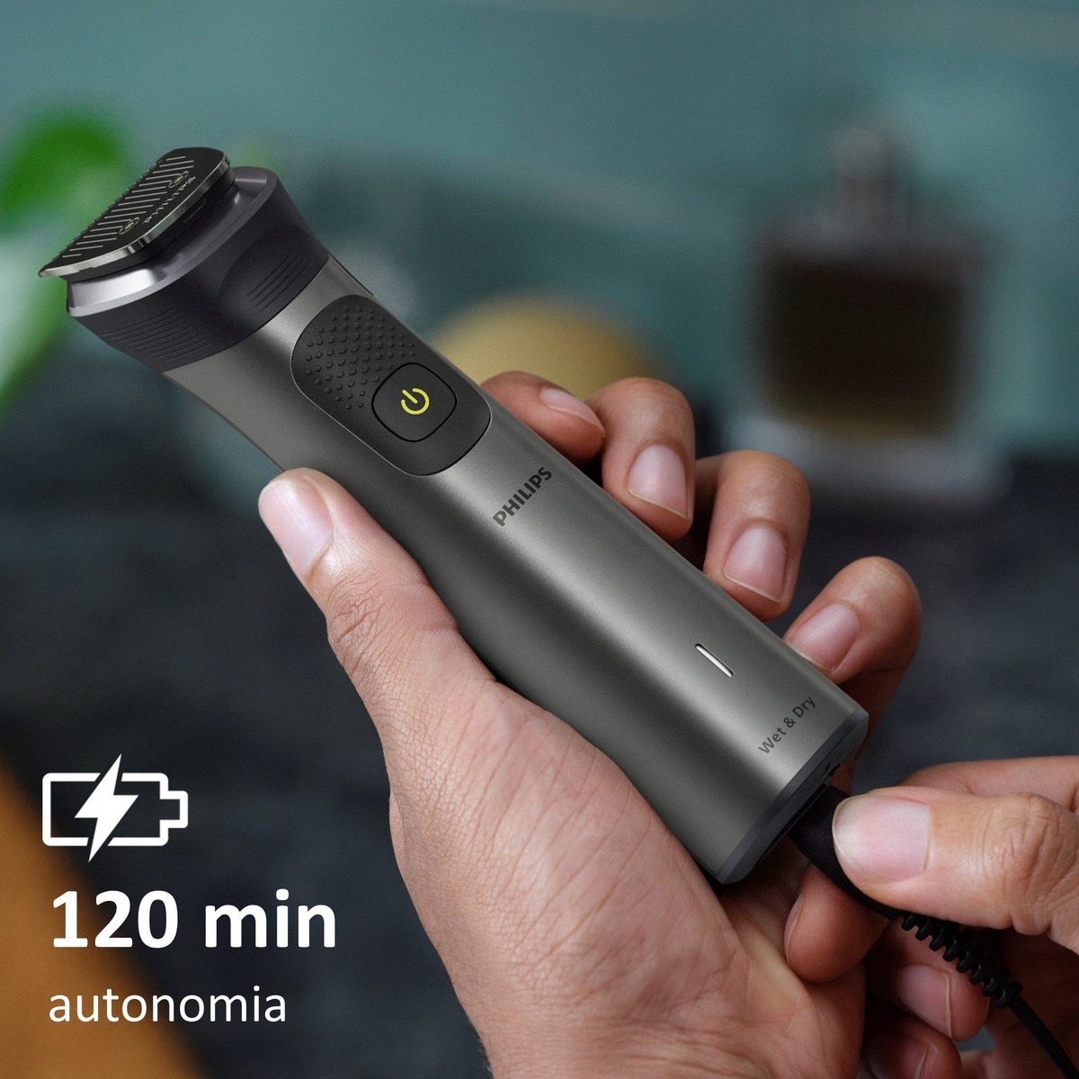 Aparador Multifunções Philips MG7940/75 para Cabelo, Rosto e Corpo- Autonomia: 120 min - Bateria 2