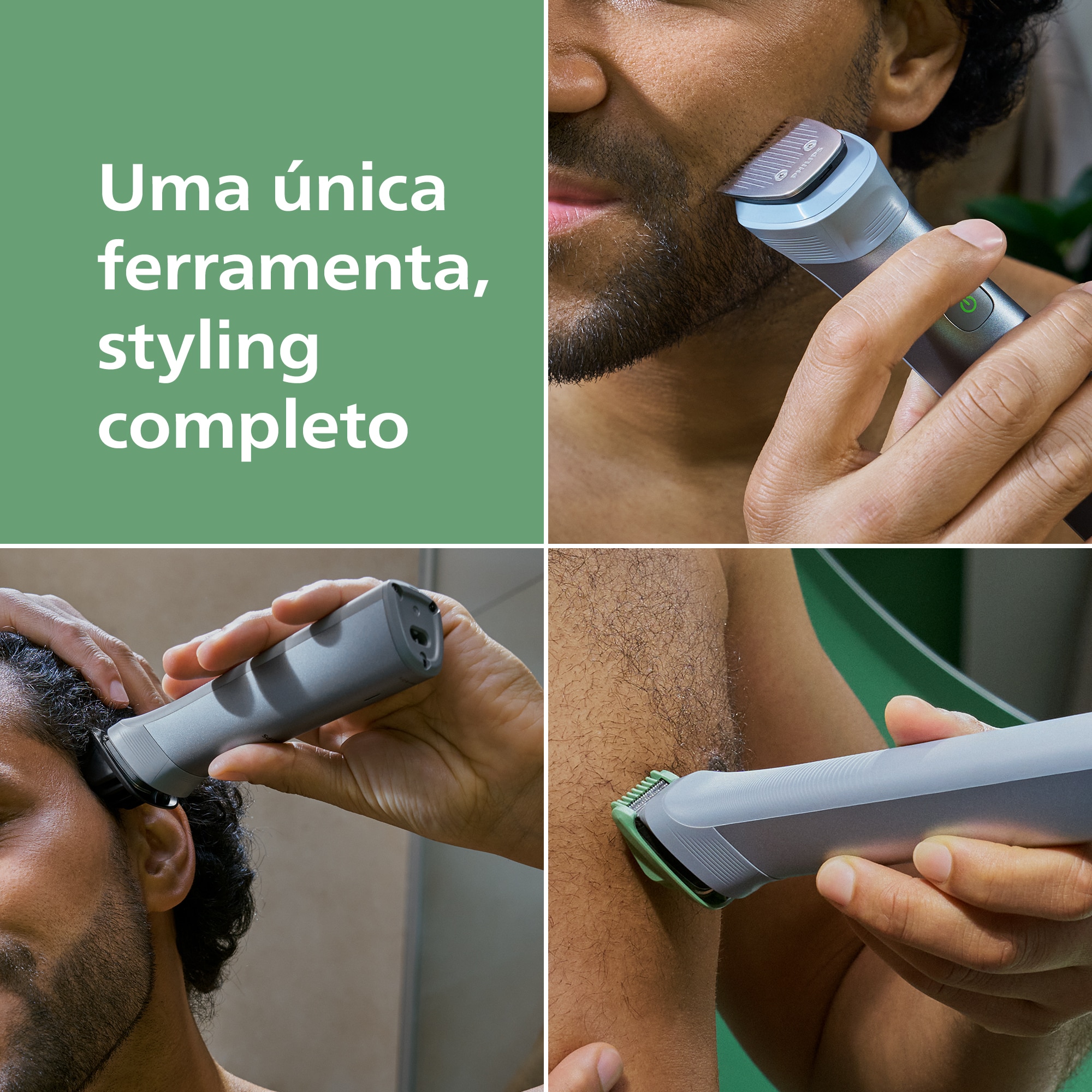 Aparador Multifunções Philips Series 5000 MG5921/15 All-in-One Trimmer 10 em 1 Cinzento-3