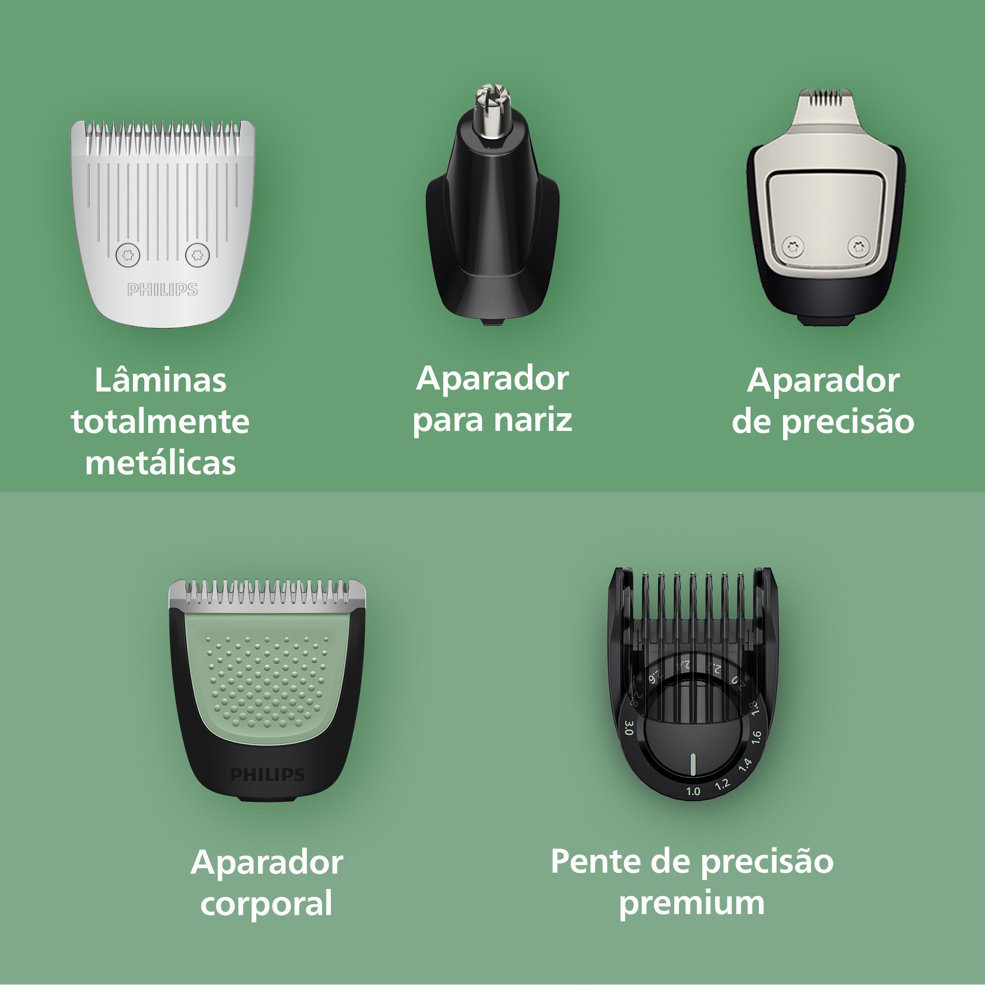 Aparador Multifunções Philips Series 7000 MG7921/15 All-in-One Trimmer 15 em 1 Cinzento-5