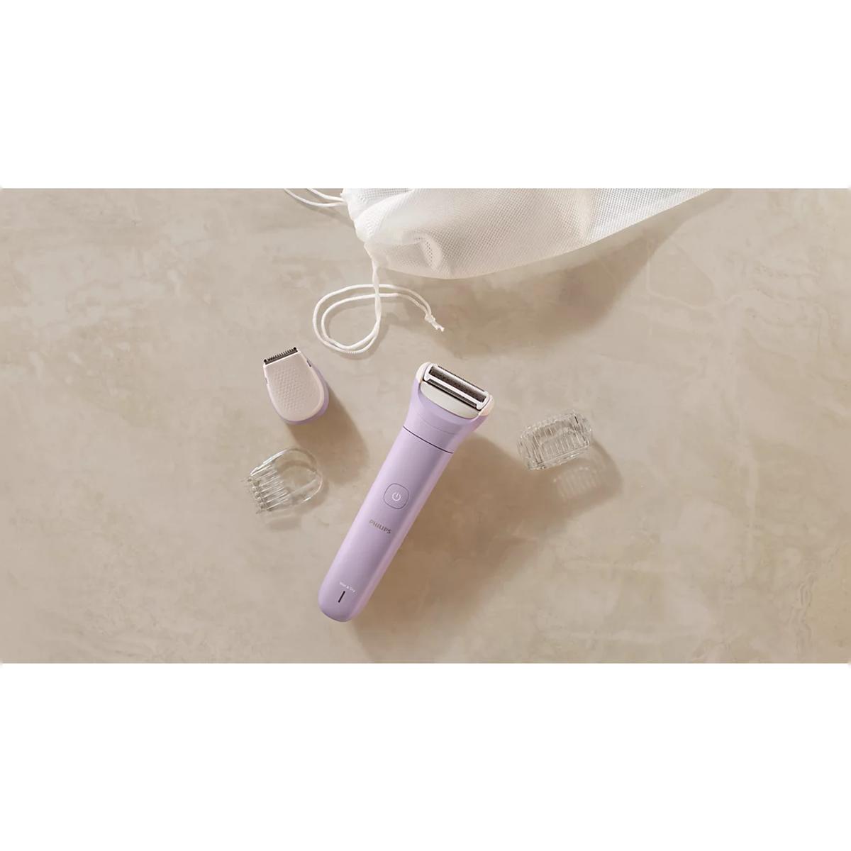 Depiladora de Corte Philips Lady Shaver Series 6000 sem Fios, a Húmido e a Seco Roxo-2