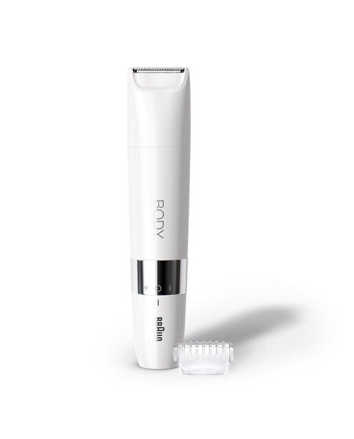 Imagem 0 de Depiladora Mini de Corte Braun Body  BS1000 - Branco