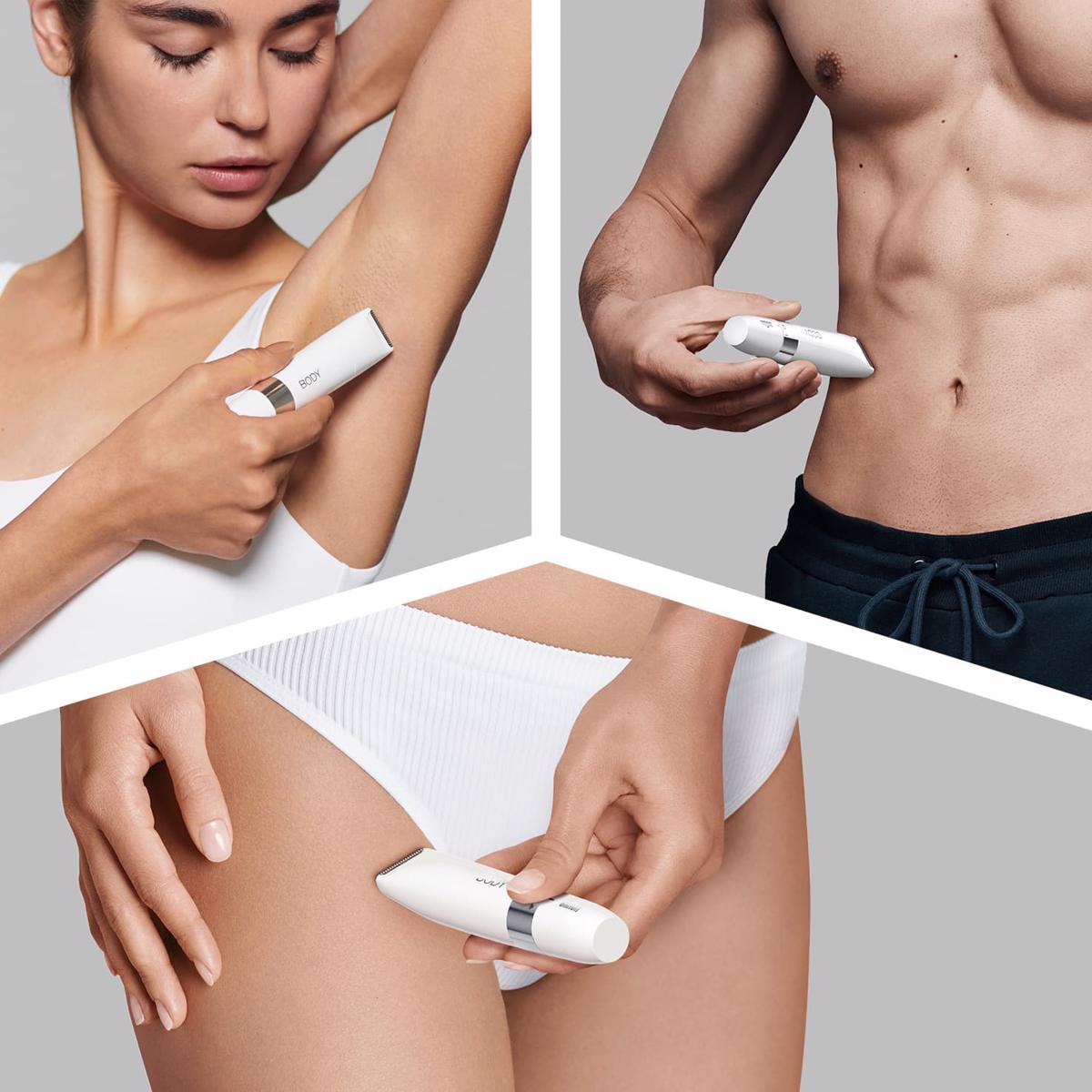 Depiladora Mini de Corte Braun Body  BS1000 - Branco Branco-2