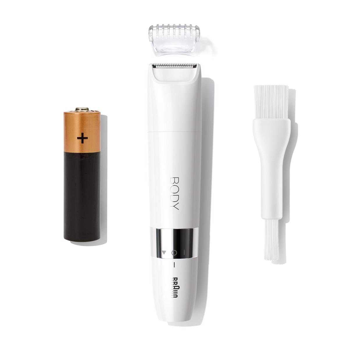 Depiladora Mini de Corte Braun Body  BS1000 - Branco Branco-3