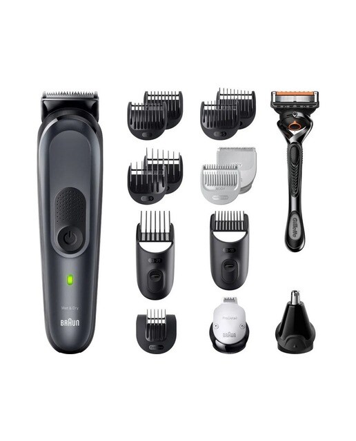 Aparador Multifunções Braun Serie 7 MGK7491 Autonomia 100 min Corrente - Preto e Cinzento Preto / Cinzento-1