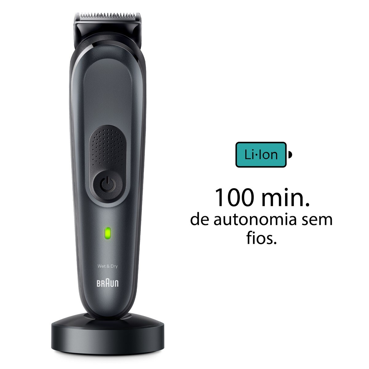 Aparador Multifunções Braun Serie 7 MGK7491 Autonomia 100 min Corrente - Preto e Cinzento Preto / Cinzento-8