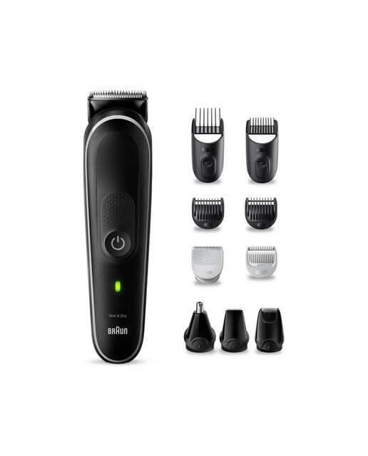 Aparador Multifunções Braun Series 5 MGK5440 Autonomia 100 min Bateria - Preto e Cinzento Preto / Cinzento-1