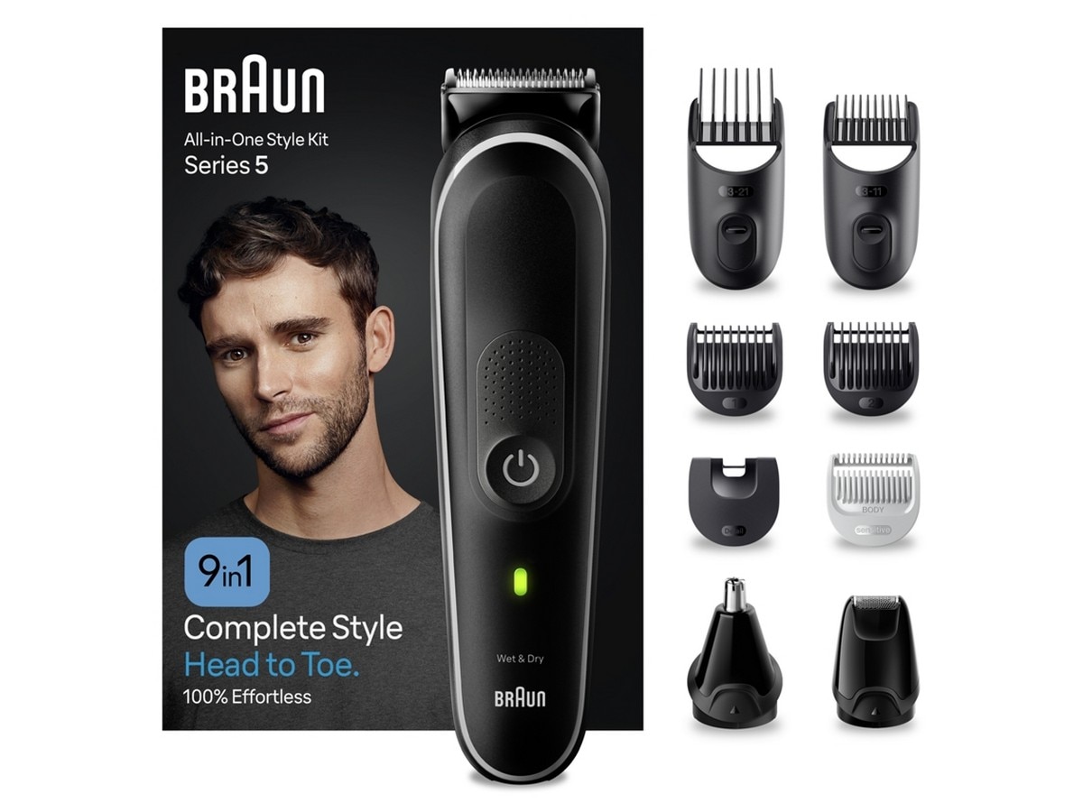 Aparador Multifunções Braun Series 5 MGK5410 Autonomia 100 min - Corrente - Preto e Cinzento Preto / Cinzento-2