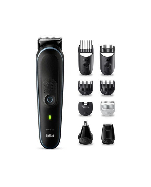 Aparador Multifunções Braun Series 5 MGK5411 Autonomía 100 min - Corrente - Preto e Azul Preto / Azul-1