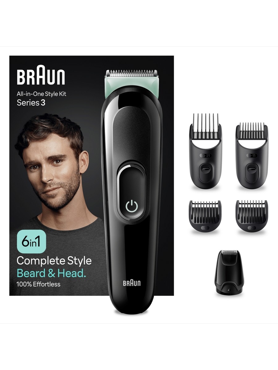 Aparador Multifunções Braun MGK3411 Multigroom - Preto e Verde Preto / Verde-3