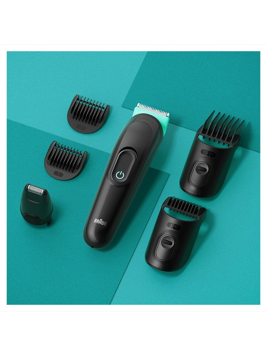 Aparador Multifunções Braun MGK3411 Multigroom - Preto e Verde Preto / Verde-4