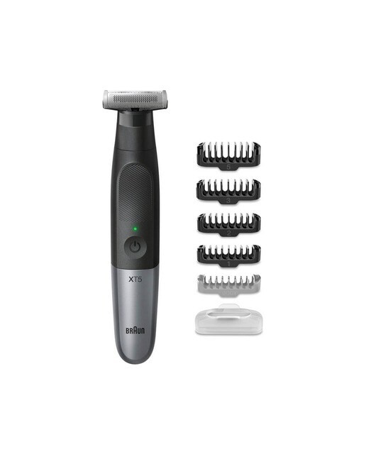 Aparador de Barba Braun XT5100 Autonomía 45 min - Preto e Cinzento Cinzento-1
